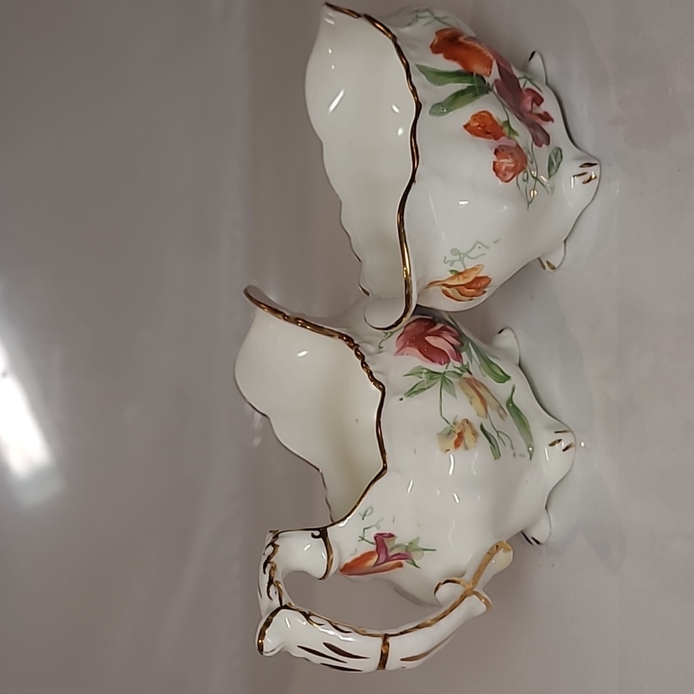 Vintage Hammersley & Co bone China  England  creamer &sugar 5049